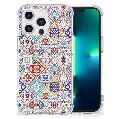 Apple iPhone 13 Pro Anti-Shock Hoesje Tiles Color Apple iPhone 13 Pro Anti-Shock Hoesje Tiles Color