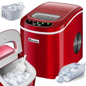 tectake® - IJsblokjesmaker - ijsblokjesmachine - rood - 400475