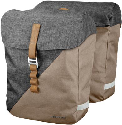 Racktime Double bag heda desert sand/dust grey
