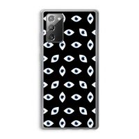 Eyes pattern: Samsung Galaxy Note 20 / Note 20 5G Transparant Hoesje