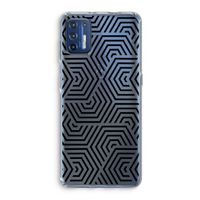 Magic pattern: Motorola Moto G9 Plus Transparant Hoesje
