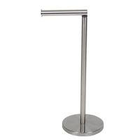 Wc/toiletrolhouder reservoir - zilver - RVS - 42 cm - Voor 4-5 rollen Wc/toiletrolhouder reservoir - zilver - RVS - 42 cm - Voor 4-5 rollen