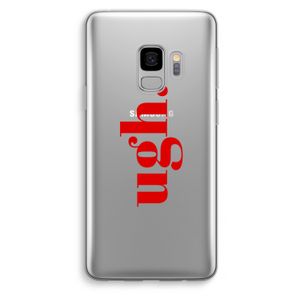 Ugh: Samsung Galaxy S9 Transparant Hoesje