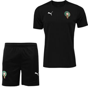 PUMA Marokko Trainingsset 2024-2026 Kids Zwart Zilver