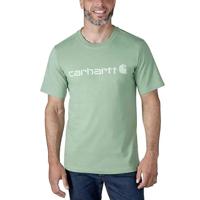 Carhartt Core Logo Loden Frost Heather T-Shirt Heren - thumbnail