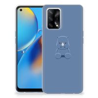 OPPO A74 4G Telefoonhoesje met Naam Baby Rhino - thumbnail