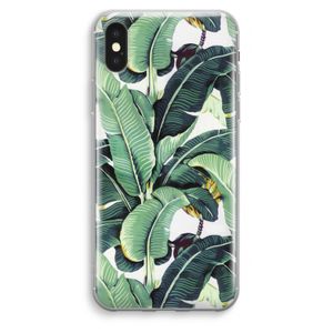 Bananenbladeren: iPhone XS Max Transparant Hoesje