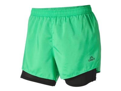 CRIVIT Korte heren sportbroek (Groen, M)