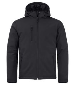 Clique 020952 Padded Hoody Softshell - Zwart - 3XL