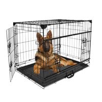 MaxxPet Hondenbench - Bench voor honden - Hondenbench Opvouwbaar - 122x76x84 cm - Zwart - thumbnail