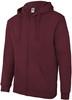 Starworld SW250 Zip Through Hooded Sweat Jacket - Burgundy - XL