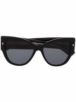 DSQUARED2 EYEWEAR lunettes de soleil à monture papillon - Noir - thumbnail