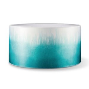 Home sweet home lampenkap Dip 50 - print turquoise/wit