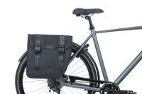Basil tour dubbele fietstas zwart 35l