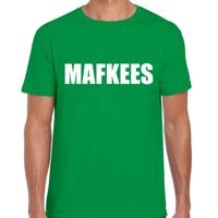 Verkleed T-shirt voor heren - MAFKEES - groen - carnaval / foute party