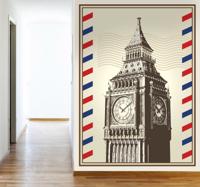 Sticker Big Ben slaapkamer