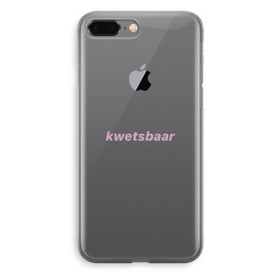 kwetsbaar: iPhone 8 Plus Transparant Hoesje