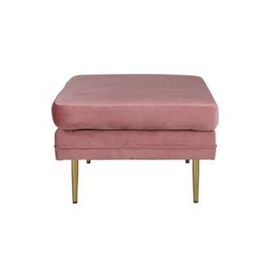 Venture Home Boom Hocker | Poef 70 x 49 x 90 - Roze