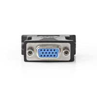 DVI - VGA-Adapter | DVI-I 24+1-Pins Male - VGA Female | Zwart - thumbnail