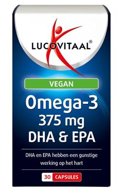 Lucovitaal Voedingssupplementen Capsules Voedingssupplement Omega-3 375mg DHA & EPA 30cap