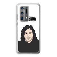 Let It Snow: Huawei P40 Pro Plus Transparant Hoesje