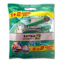Wilkinson Wilkinson Extra 2 Sensitive Wegwerpmesjes - 7 Stuks