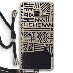 Marrakech print: Samsung Galaxy A3 (2016) Transparant Hoesje met koord