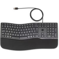 HP 480 Comfort bedraad toetsenbord Zwart Azerty Belgisch
