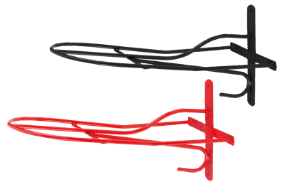 Zadelhouder 54cm metaal zwart