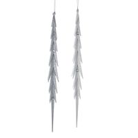 Orn.plc ijspegel wit l27cm - Kurt s adler