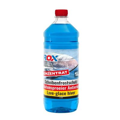 Rox Ruitensproeier vloeistof - concentraat - antivries - 1 liter - tot max -30 graden Celsius - wint Rox Ruitensproeier vloeistof - concentraat - antivries - 1 liter - tot max -30 graden Celsius - wint