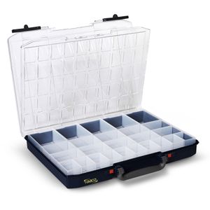 raaco CarryLite 55 5x10-0/DLU Blauw Polycarbonaat (PC), Polypropyleen (PP)