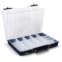 raaco CarryLite 55 5x10-0/DLU Blauw Polycarbonaat (PC), Polypropyleen (PP) - thumbnail