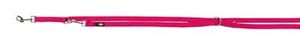 Trixie hondenriem premium dubbelgestikt verstelbaar fuchsia (200X1 CM)