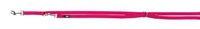 Trixie hondenriem premium dubbelgestikt verstelbaar fuchsia (200X1 CM)