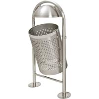 Moravia MORION 512.27.575 Afvalbak 35 l RVS (b x h x d) 580 x 1150 x 380 mm Zilver 1 stuk(s)
