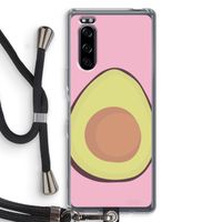 Avocado: Sony Xperia 5 Transparant Hoesje met koord