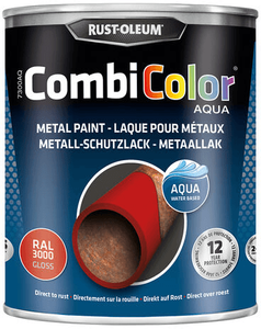 rust-oleum combicolor aqua hoogglans ral 9010 750 ml