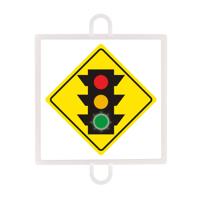 WARNING TRAFFIC SIGN PANEL NO. 3 (GREEN TRAFFIC LIGHT)