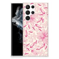 Samsung Galaxy S22 Ultra | TPU Case | Pink Flowers