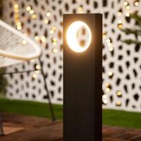 Staande buitenlamp zwart 'Arda' 12W led lamp warm wit rond 60 cm Staande buitenlamp zwart 'Arda' 12W led lamp warm wit rond 60 cm