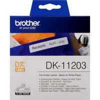DK-11203 voorgestanst map label - papier Printlint DK-11203 voorgestanst map label - papier Printlint