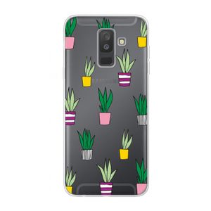 Sanseveria: Samsung Galaxy A6 Plus (2018) Transparant Hoesje