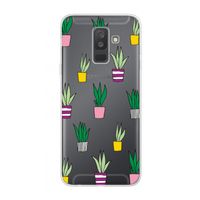 Sanseveria: Samsung Galaxy A6 Plus (2018) Transparant Hoesje