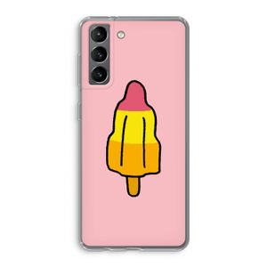 Raketijsje: Samsung Galaxy S21 Transparant Hoesje