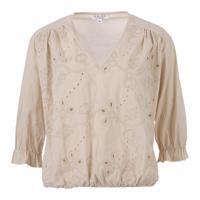 Enjoy - Beige | Dames | Blouse | Beige | XL | regular | Kamst mode