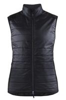 Blåkläder Dames bodywarmer gevoerd 38642030 | Zwart/Donkergrijs | Maat XS - 7330509818763