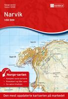 Wandelkaart - Topografische kaart 10139 Norge Serien Narvik | Nordeca