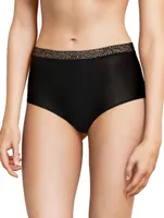 Chantelle naadloze Kanten slip - Soft Strech - High waist lace - Kanten taille slip - Katoenen kruisje