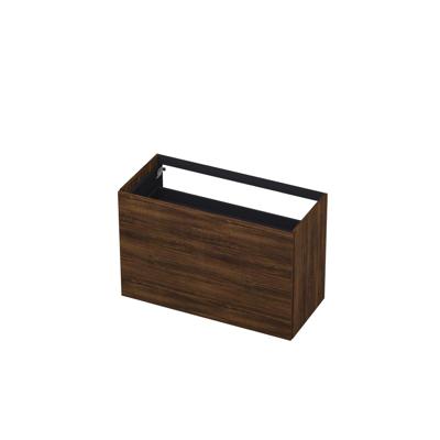 INK - Onderkast 2 Laden Push To Open 65cm Hout Decor - 1000x450x650 Mm - Koper Eiken